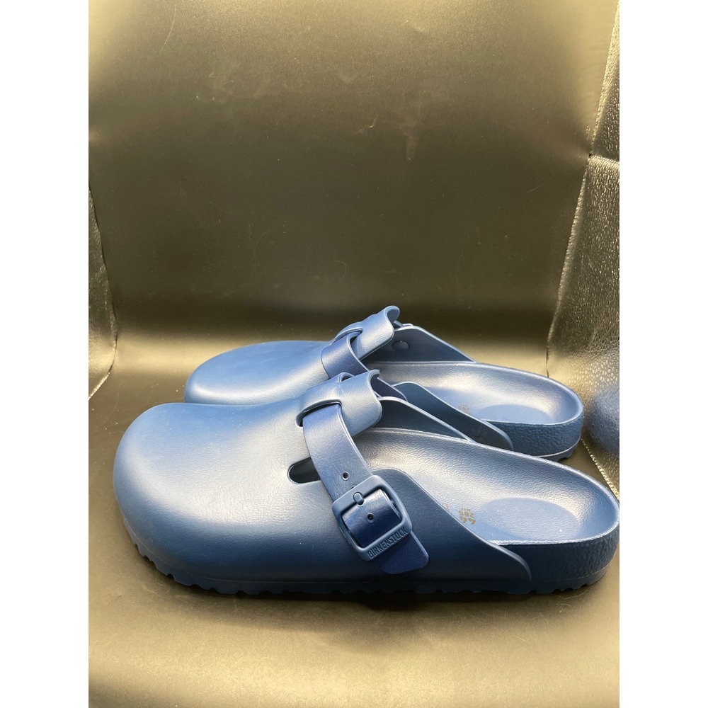 Birkenstock Boston EVA Navy Blue Clogs Mens 11 Womens 13 Mules 44 L13 M11